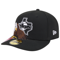 Men's - New Era Rangers AM 5950 Cap - Black/White/Brown