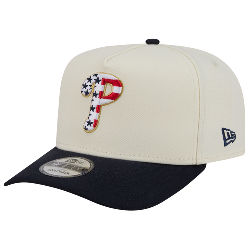 MENS - New Era Phillies AM 950 A Frame Cap - White/Red Navy