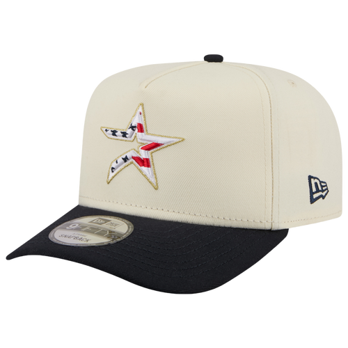 MENS - New Era Astros AM 950 A Frame Cap - White/Navy Red