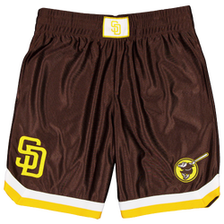 Men's - New Era Padres SPTCLAS Shorts - Brown/White/Yellow