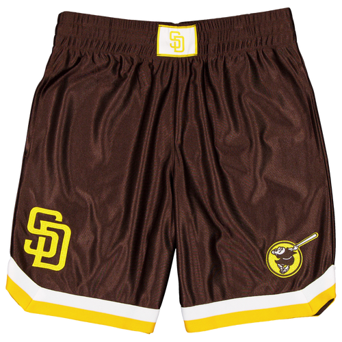 MENS - New Era Padres SPTCLAS Shorts - Brown/White Yellow