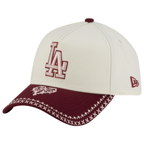 New Era Womens Los Angeles Dodgers Dodgers 940AF Flourish Energy Cap - Adult - White / Red