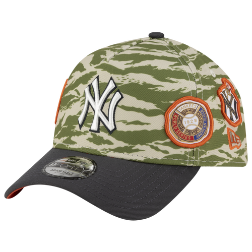 New Era Womens New York Yankees Yankees 940AF Tiger Camo Energy Cap - Adult - Black / Multi