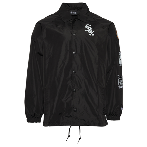 MENS - New Era Chicago White Sox Coach Jacket - Black/White