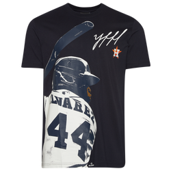 Men's - New Era Houston Astros Short Sleeve T-shirt - Black