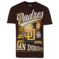 New Era San Diego Padres Short Sleeve T-shirt - New Era Brown