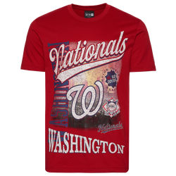 Men's - New Era Washington Nationals Short Sleeve T-shirt - Red