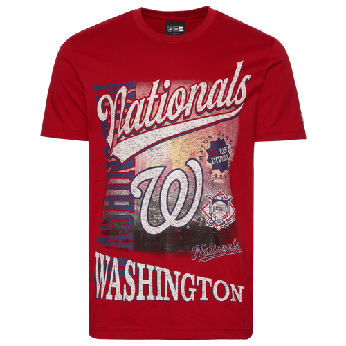 MENS - New Era Washington Nationals Short Sleeve T-shirt - Red