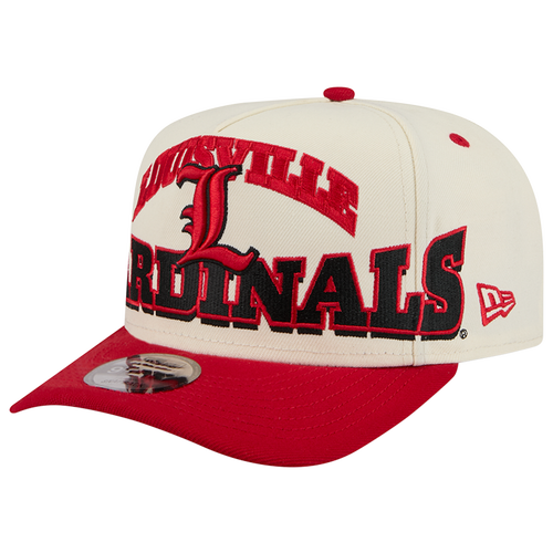 MENS - New Era Louisville March Madness 26 950 A Frame Cap - Tan/Red Black
