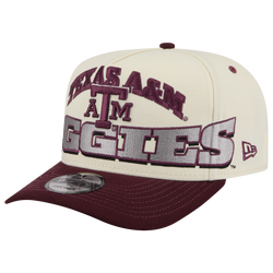 Men's - New Era Texas A&M March Madness 26 950 A Frame Cap - Tan/Maroon/Gray