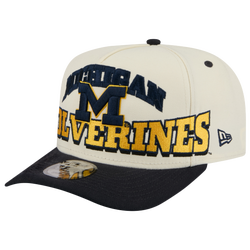 Men's - New Era Michigan March Madness 26 950 A Frame Cap - Tan/Navy/Yellow