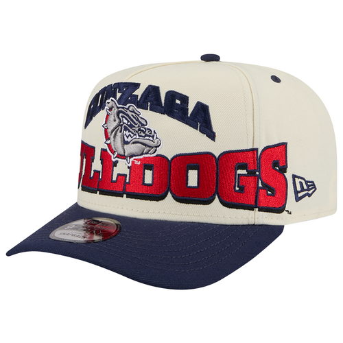 MENS - New Era Gonzaga 26 9FIFTY A-Frame Cap - Navy/Tan Red