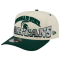 New Era Michigan State 26 9FIFTY A-Frame Cap - New Era Tan/Green Gray