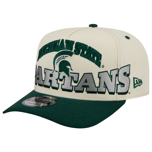MENS - New Era Michigan State 26 9FIFTY A-Frame Cap - Tan/Green Gray