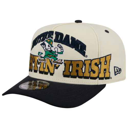 MENS - New Era Notre Dame March Madness 26 950 A Frame Cap - Gold/Tan Navy
