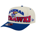 New Era Kansas 26 9FIFTY A-Frame Cap - New Era Tan/Red Blue