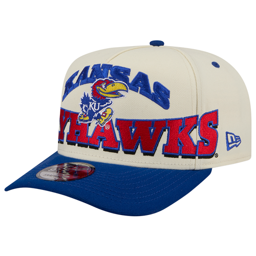 MENS - New Era Kansas 26 9FIFTY A-Frame Cap - Tan/Red Blue