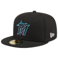 New Era Marlins MLB26 JRD 5950 Cap - New Era Black/Teal Pink