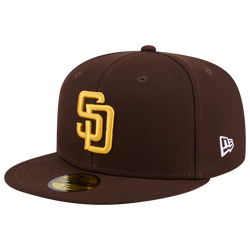 Men's - New Era Padres MLB26 JRD 5950 Cap - Brown/Yellow