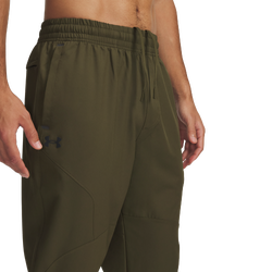 Men's - Under Armour Unstoppable Tapered Pants - Expedition Green/Black