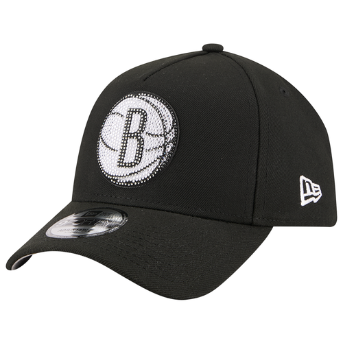 New Era 9Forty A-Frame 2026 NBA Draft Brooklyn Nets Rhinestone Snapback Hat - Black