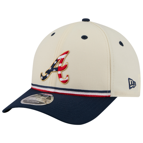 MENS - New Era Braves MLB26 July 4 940MC Cap - Blue/Red Tan