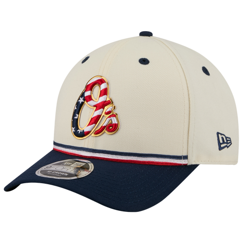  - New Era Orioles MLB26 July 4 940MC Cap - Tan/Blue Red