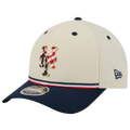 New Era Mets MLB26 July 4 940MC Cap - New Era Tan/Red Blue