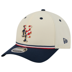 Men's - New Era Mets MLB26 July 4 940MC Cap - Tan/Blue/Red