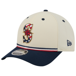 Men's - New Era Mariners MLB26 July 4 940MC Cap - Blue/Tan/Red