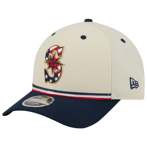 MENS - New Era Mariners MLB26 July 4 940MC Cap - Blue/Tan Red