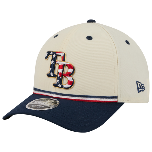 MENS - New Era Rays MLB26 July 4 940MC Cap - Tan/Red Blue