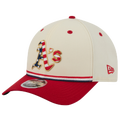 New Era Athletics MLB26 July 4 940MC Cap - New Era Tan/Blue Red