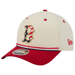 Men's - New Era Red Sox MLB26 July 4 940MC Cap - Tan/Blue/Red