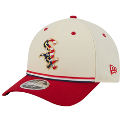 Men's - New Era White Sox MLB26 July 4 940MC Cap - Tan/Blue/Red