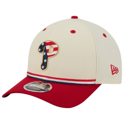 Men's - New Era Phillies MLB26 July 4 940MC Cap - Tan/Blue/Red