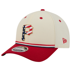 Men's - New Era Pirates MLB26 July 4 940MC Cap - Red/Tan/Blue