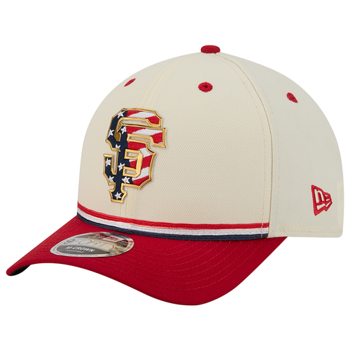 MENS - New Era Giants MLB26 July 4 940MC Cap - Blue/Tan Red
