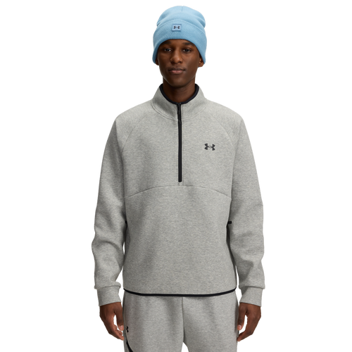 Under Armour Unstoppable Fleece Half Zip - Under Armour Mod Gray/Black