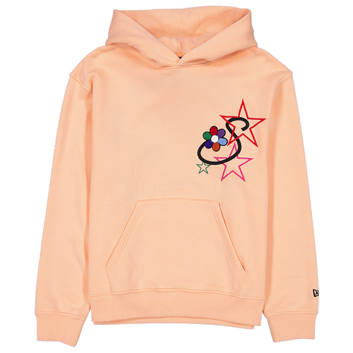 MENS - New Era Jae Tips X NBA All-Star Game Hooded Pullover - Pastel Orange/Multi