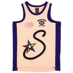 Multi/Pastel Orange- NE M JAE ASG JSY-OR