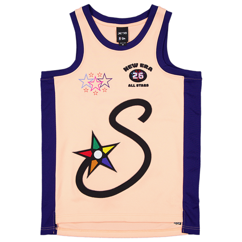  - New Era Jae Tips X NBA All-Star Game Jersey - Multi/Pastel Orange