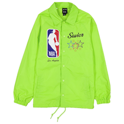 Men's - New Era Jae Tips X NBA All-Star Game Coach's Jacket - Citrus Green/Multi