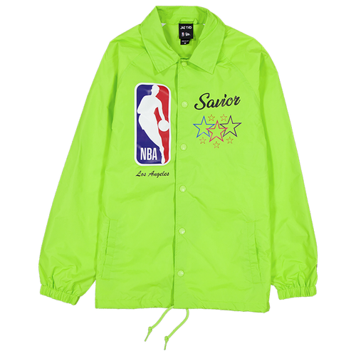 MENS - New Era Jae Tips X NBA All-Star Game Coach's Jacket - Citrus Green/Multi