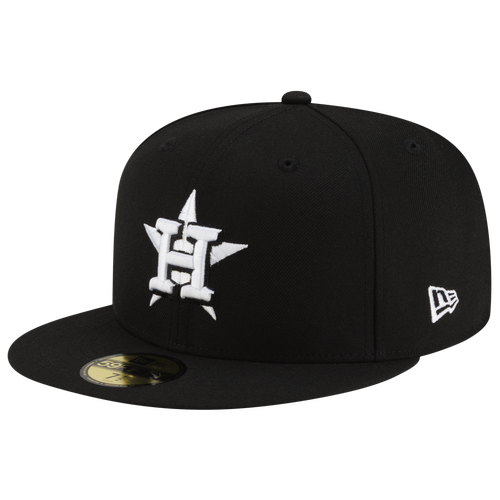New Era Mens Braves 59FIFTY Cap - Black