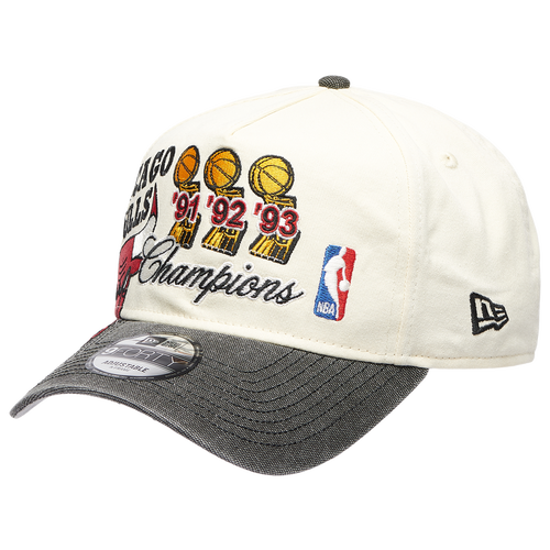 New Era Womens Chicago Bulls Bulls 940 A Frame HWC Trophy Cap - Adult - White / Black