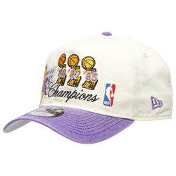 Adult - New Era Lakers 940 A Frame HWC Trophy Cap - White/Black