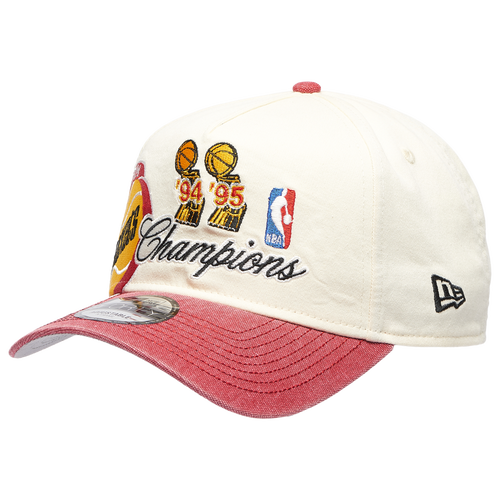 New Era Womens Houston Rockets Rockets 940 A Frame HWC Trophy Cap - Adult - White / Black
