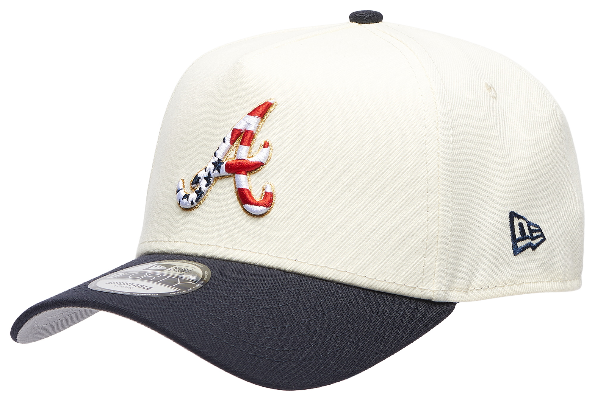 New Era Braves 940 A Frame American Stars Cap - Adult
