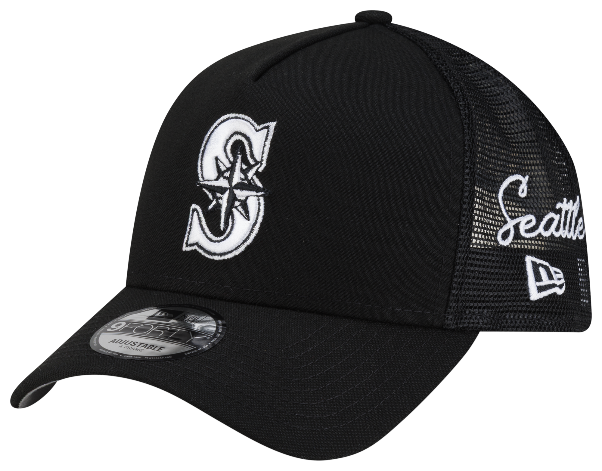 New Era Marieners 940AF Script Trucker Cap - Adult